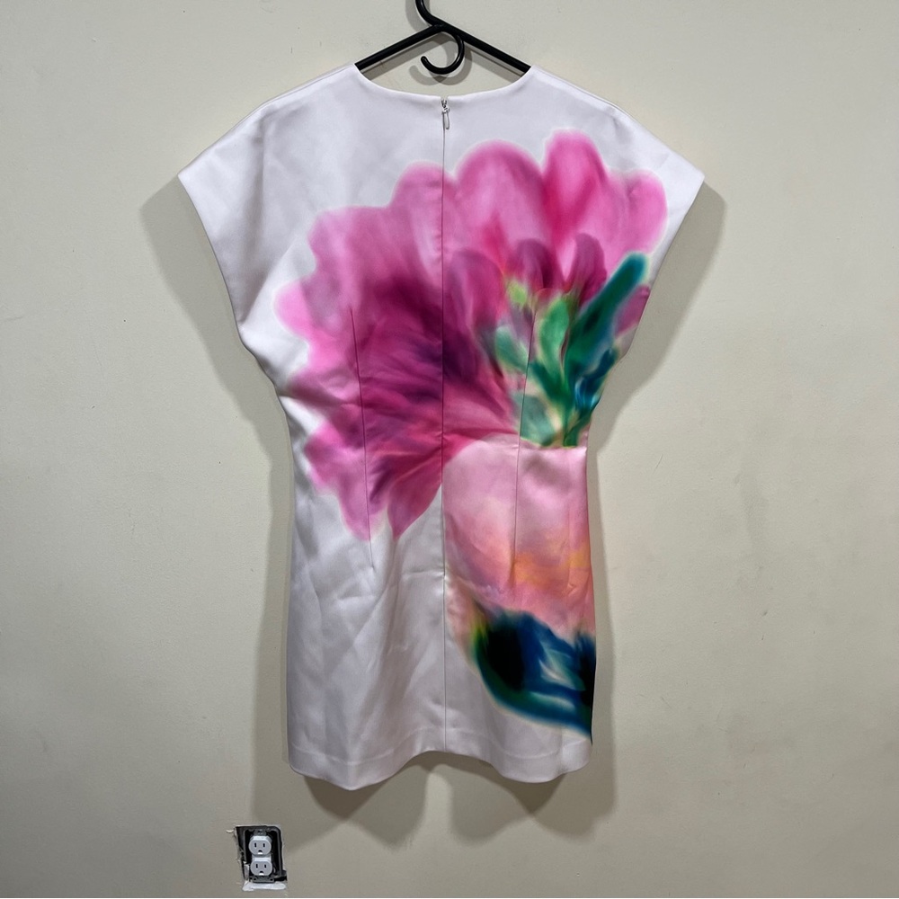 NWT  REBECCA VALLANCE Dahlia Blossom Mini Dress size US 10 floral elegant - Picture 11 of 12